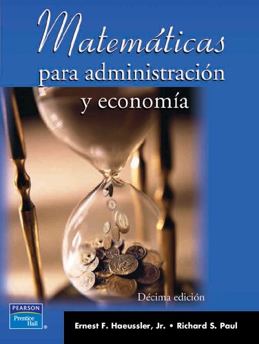 Matemáticas para Administración y Economía