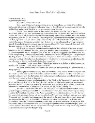 Howl's Moving Castle