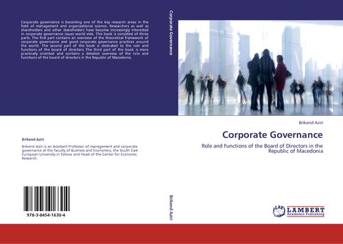 Corporate governance: Role and functions of the board of directors in the Republic of Macedonia