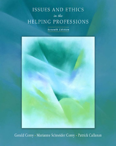 Issues and ethics in the helping professions