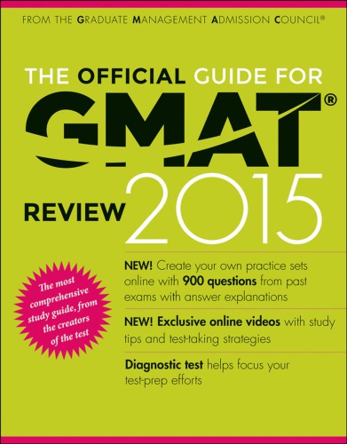 The official guide for GMAT review 2015
