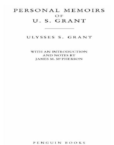 Personal memoirs of U.S. Grant