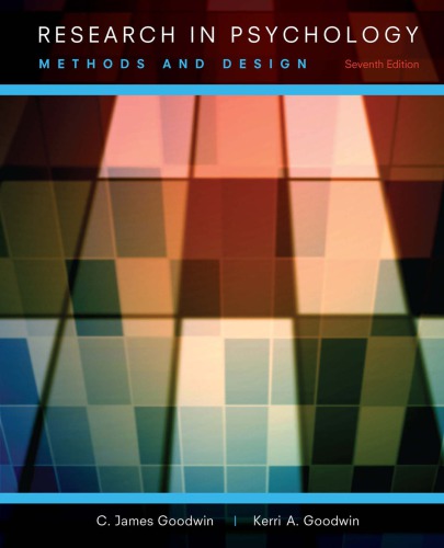 Research in psychology: methods and design