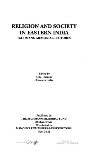 Religion and society in eastern India
