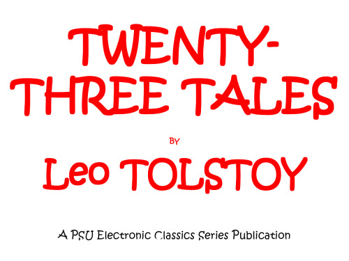 Twenty-Three Tales