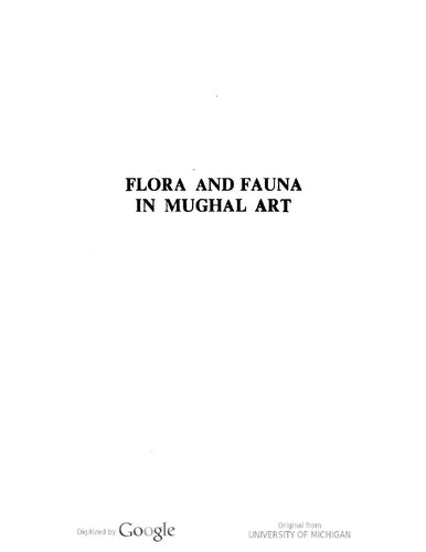 Flora and fauna in Mughal art