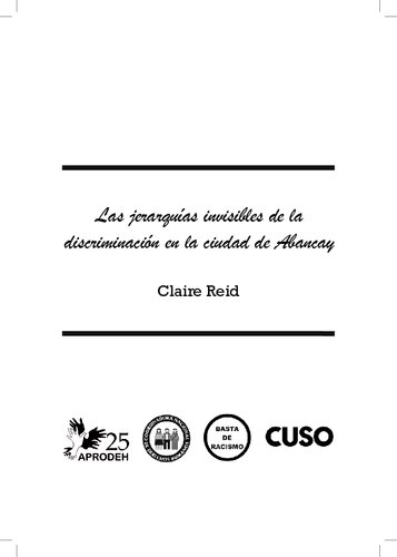 Las jerarquías invisibles de la discriminación en la ciudad de Abancay