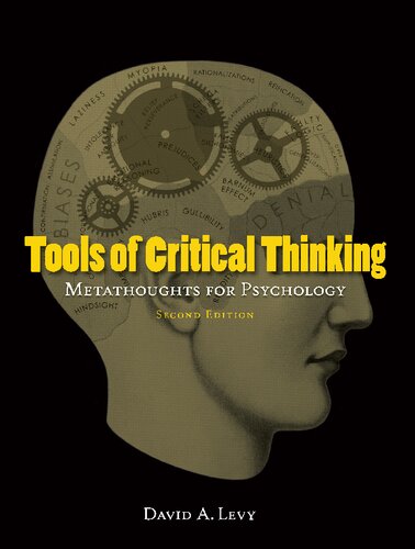 Tools of Critical Thinking: Metathoughts for Psychology