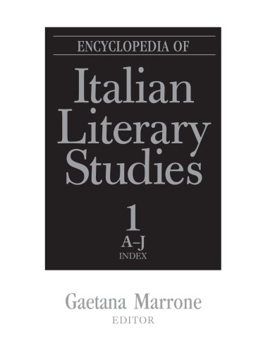 Encyclopedia of Italian Literary Studies