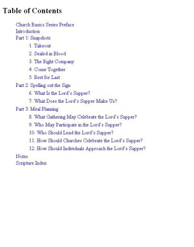 Understanding the Lord's Supper