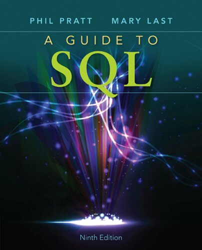 A Guide to SQL, Ninth Edition