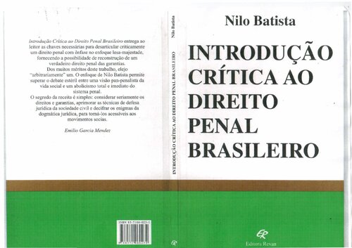 Introdução crítica ao direito penal brasileiro