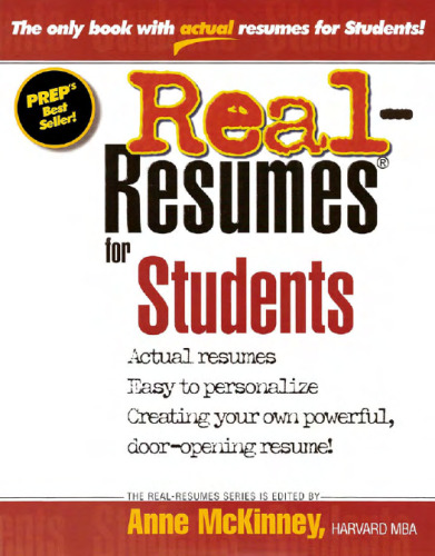 Real-Resumes for Students