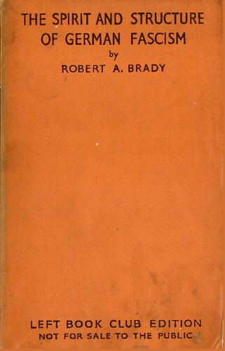 The Spirit and Structure of German Fascism