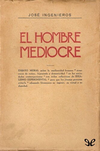 El hombre mediocre