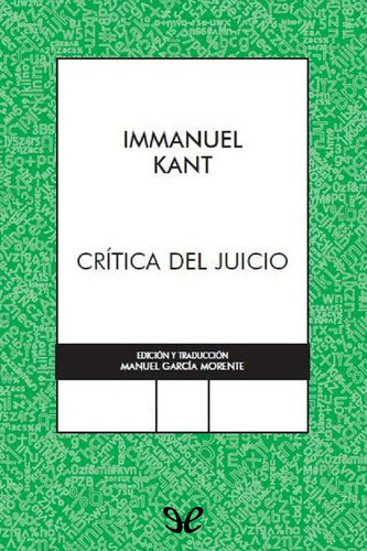 Crítica del juicio