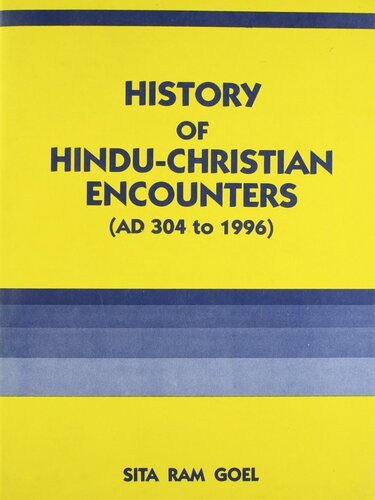 History of Hindu-Christian Encounters (AD 304 to 1996)