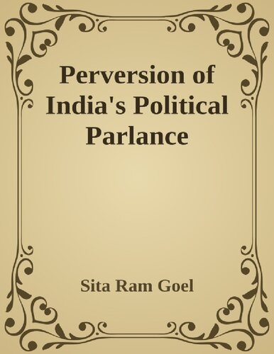 Perversion of India's Political Parlance