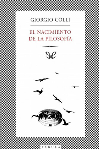 El nacimiento de la filosofía