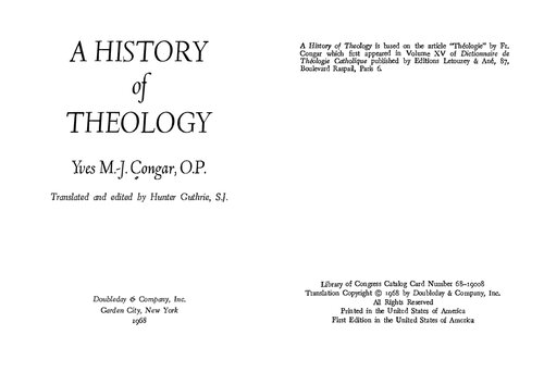 History of Theology