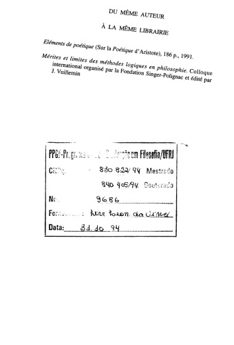 L’intuitionnisme Kantien