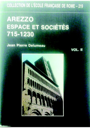 Arezzo. Espaces et sociétés IX-XI