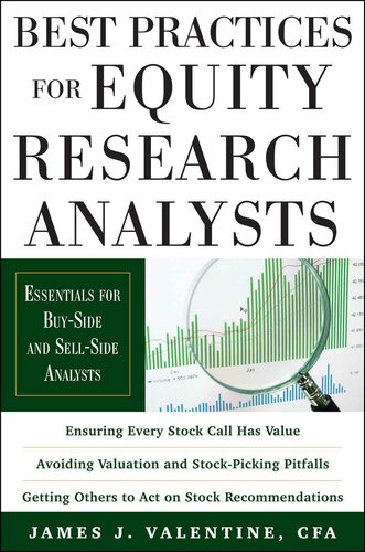 Best practices for equity research analysts: essentials for buy-side and sell-side analysts /