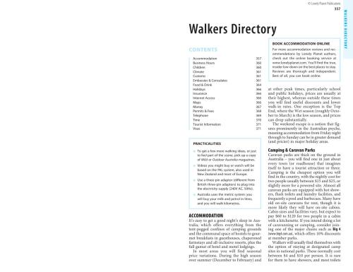 Lonely Planet Walking in Australia