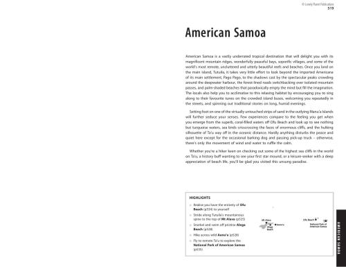 South Pacific & Micronesia