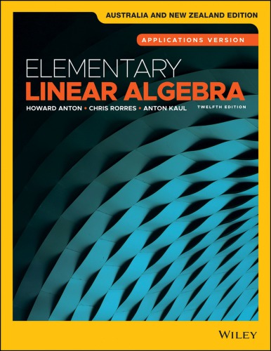 Elementary Linear Algebra Applications Version