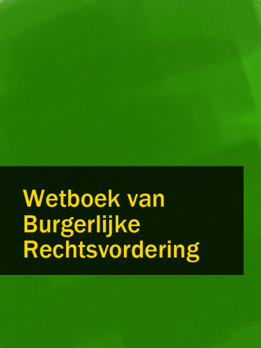 Het reglement op de burgerlijke rechtsvordering voor de Europeesche rechtbanken in Nederlandsch-Indië vergeleken met het Nederlandsche Wetboek van burgerlijke rechtsvordering