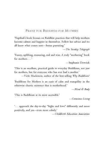 Buddhism for Mothers of Young Children: Becoming a Mindful Parent