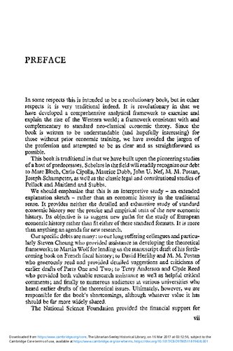 The Rise of the Western World: A New Economic History