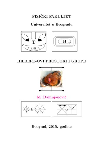 HILBERT-OVI PROSTORI I GRUPE