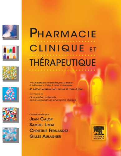 Pharmacie clinique et thèrapeutique