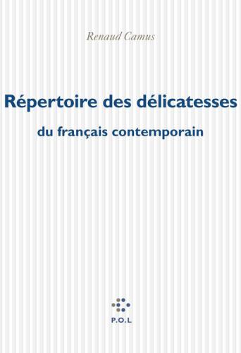 Répertoire des délicatesses du français contemporain