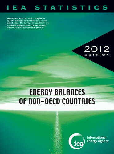 Energy balances of non-oecd countries.