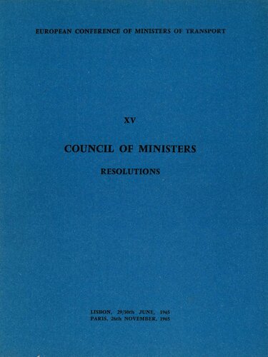 Council of ministers resolution