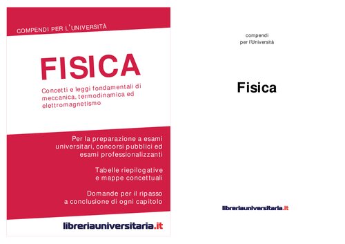 Fisica. Compendio per l'Università