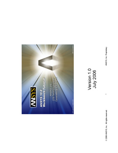 ANSYS Workbench Tutorial