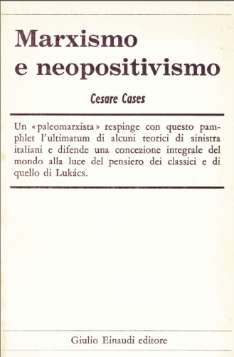 Marxismo e neopositivismo