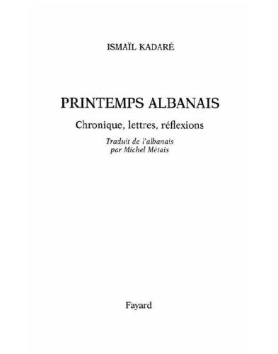 Le Printemps albanais