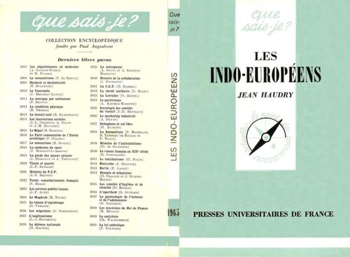 Les Indo-Européens