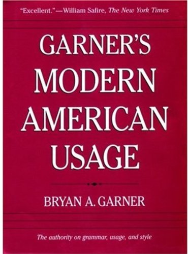 Garner's Modern American Usage