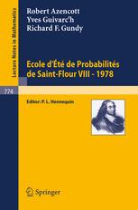 Ecole d’Eté de Probabilités de Saint-Flour VIII-1978
