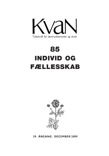 Individ og fællesskab