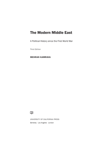 The modern Middle East: a political history since the First World War