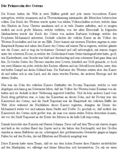 Prinzessin des Ostens