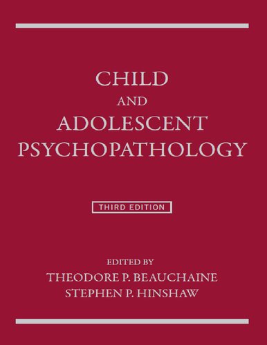 Child and Adolescent Psychopathology