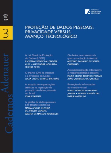 Proteção De Dados Pessoais: Privacidade Versus Avanço Tecnológico